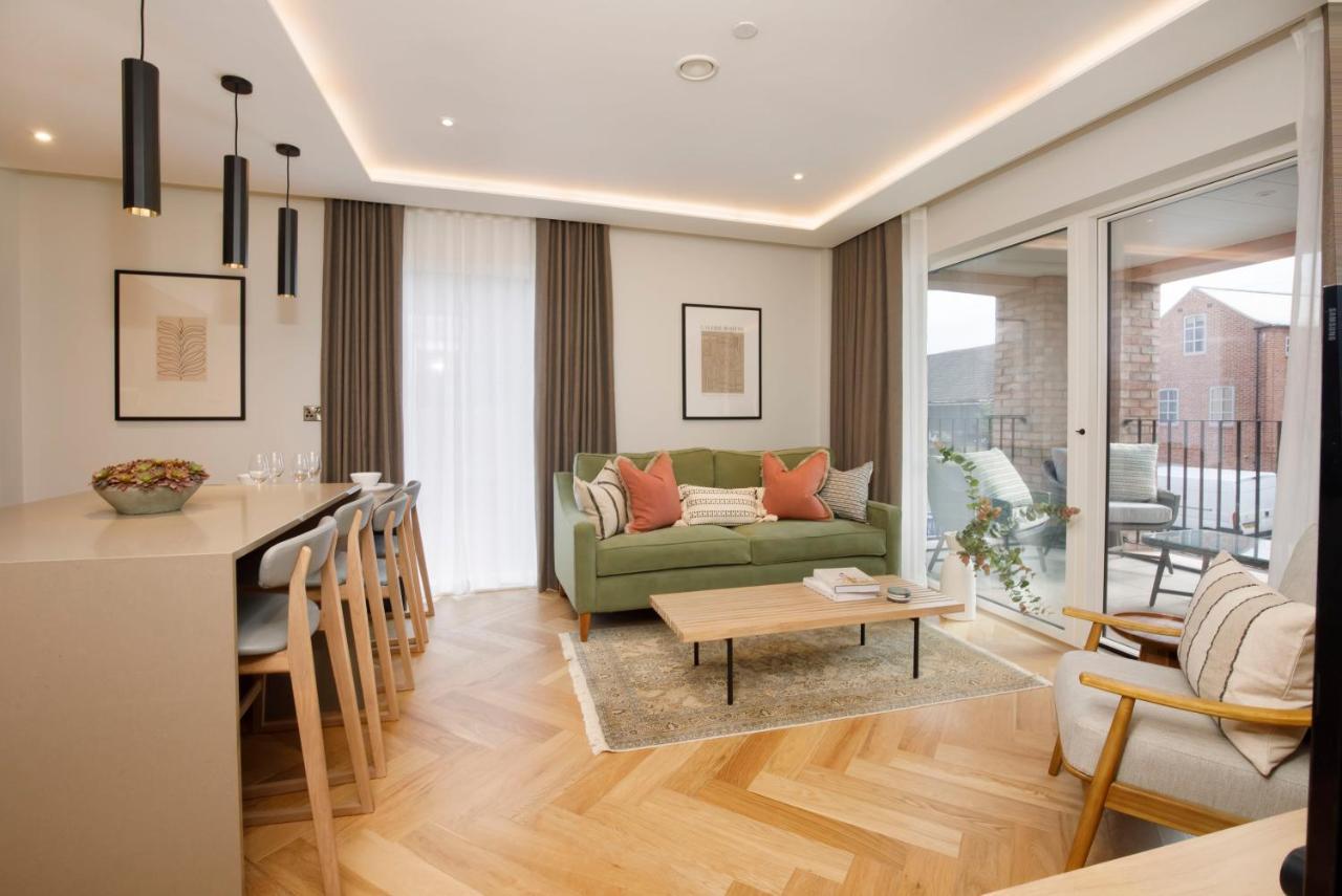Apartment 21 Hudson Quarter Luxury Apartments-Free Parking 1 Car 约克 外观 照片